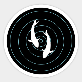 Minimalist Fish Sticker